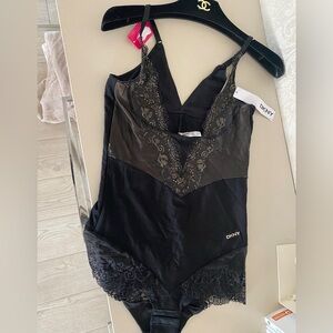 DKNY new Women's Black Bodysuit